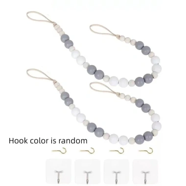 Dây Buộc Rèm Hạt Gỗ 2 Chiếc Handmade Dễ Lắp Đặt Phong Cách Trang Trại Giá 89.532₫ 10