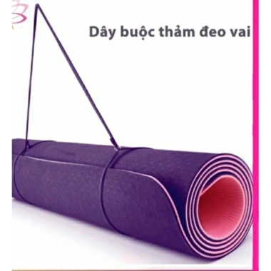 Dây buộc thảm yoga gọn gàng, linh hoạt di chuyển – Giá 12.000₫ (giảm từ 15.000₫)