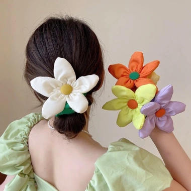 Dây Buộc Tóc 2.023 Ngọt Hoa Hướng Dương Nhiều Màu Phụ Kiện Đuôi Ngựa Nữ Giá Ưu Đãi 63,720₫