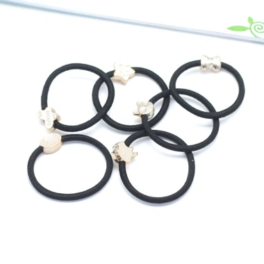 Dây buộc tóc cao su Hàn Quốc màu đen đàn hồi tốt giá chỉ 20.520 VND 9
