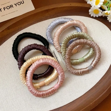 Dây buộc tóc co giãn đuôi ngựa ngọt ngào - phụ kiện nữ hàng ngày, ưu đãi 42.692₫ 3