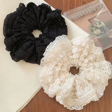 Dây buộc tóc hai lớp ren bé gái, độ đàn hồi cao, phong cách múa ba lê, chỉ 29.916 4 Dây buộc tóc hai lớp ren bé gái, độ đàn hồi cao, phong cách múa ba lê, chỉ 29.916 4