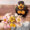 Dây buộc tóc hoa màu kẹo cho bé gái, mềm mại, phù hợp búi tóc và đuôi ngựa, giá 40.700 VNĐ 2