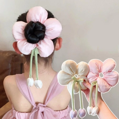 Dây buộc tóc hoa tulip dạng bandeau co giãn giá chỉ 38.5k, giao hàng nhanh trong khu vực 4 Dây buộc tóc hoa tulip dạng bandeau co giãn giá chỉ 38.5k, giao hàng nhanh trong khu vực 4