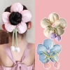 Dây buộc tóc hoa tulip dạng bandeau co giãn giá chỉ 38.5k, giao hàng nhanh trong khu vực 5