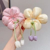 Dây buộc tóc hoa tulip dạng bandeau co giãn giá chỉ 38.5k, giao hàng nhanh trong khu vực 6