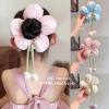 Dây buộc tóc hoa Tulip lớn 5 cách Hàn Quốc - Vòng xốp siêu mềm, giá chỉ 42.000 VND 8