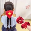 Dây buộc tóc ngôi sao năm cánh màu đỏ - Đuôi ngựa thấp, giá chỉ 39.600đ