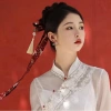 Dây buộc tóc NLINNI ngựa và rồng - hanfu bé gái, mũ nón năm mới, giảm giá 6