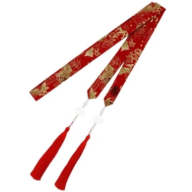 Dây buộc tóc NLINNI ngựa và rồng - hanfu bé gái, mũ nón năm mới, giảm giá
