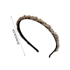 Dây buộc tóc nữ đính đá ngọc trai, thiết kế bện Mũ hợp kim thanh lịch chỉ 60.480₫ 3