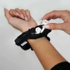 Dây buộc tóc Oakdenemyway dây kéo, túi nhung đựng chìa khóa tiền mặt, không che tầm nhìn 3