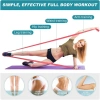 Dây cao su kháng lực đàn hồi bản thun FlexBand tập yoga gym 8DK giảm giá 55k 2