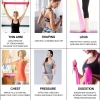 Dây cao su kháng lực đàn hồi bản thun FlexBand tập yoga gym 8DK giảm giá 55k 3