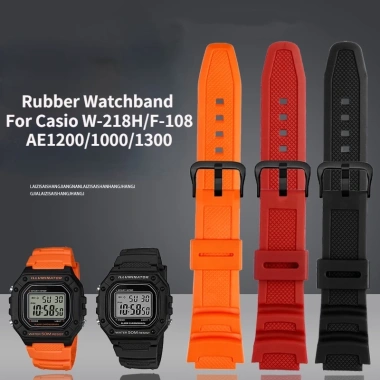 Dây cao su mềm YIFILM 18mm chống nước cho Casio AE-1.000W/AQ-S810W - Giá 69.000₫ 3 Dây cao su mềm YIFILM 18mm chống nước cho Casio AE-1.000W/AQ-S810W - Giá 69.000₫ 3