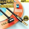 Dây Cáp Âm Thanh 3.5mm Đầu Vuông Góc Cao Cấp NYT N18 - BH 12T, Giá 69k, Chính Hãng