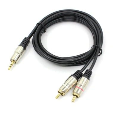 Dây cáp chia âm thanh 3.5mm sang 2 RCA, độ dài 1.5-10m, cho điện thoại & loa, giảm giá 59.289₫