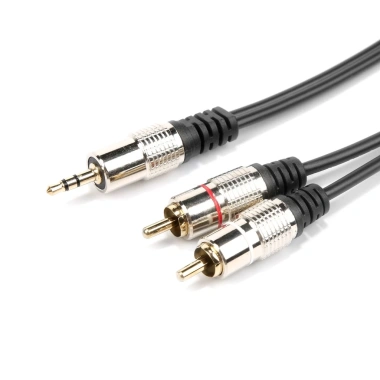 Dây cáp chia âm thanh 3.5mm sang 2 RCA, độ dài 1.5-10m, cho điện thoại & loa, giảm giá 59.289₫