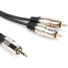 Dây cáp chia âm thanh 3.5mm sang 2 RCA, độ dài 1.5-10m, cho điện thoại & loa, giảm giá 59.289₫ 4