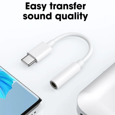 Dây Cáp Chuyển Đổi USB-C sang 3.5mm Tai Nghe, Giá 43.010 VND, Truyền Tín Hiệu Nhanh, Không Trễ Lag