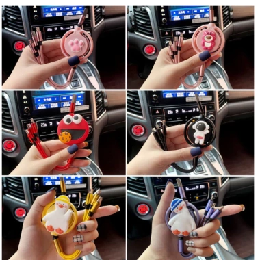 Dây Cáp Đa Năng 3 Đầu Sạc Nhanh 3A 3 In 1 Siêu Bền Micro USB Type‑C Gọn Nhẹ Tiện Lợi