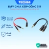 Dây Cáp Gộp 2 Cổng 3.5mm Audio và Mic - Jack Chia Tai Nghe, Giá Ưu Đãi 28.000đ