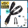 Dây Cáp HDMI 2.0 30cm 4K 60Hz Full HD - Giá 39.000₫, hỗ trợ HDTV, PS3, máy tính
