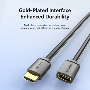 Dây cáp HDMI Vention 4K 60Hz tốc độ cao, 3D cho PC, HDTV, máy chiếu - 50.000₫ 6 Dây cáp HDMI Vention 4K 60Hz tốc độ cao, 3D cho PC, HDTV, máy chiếu - 50.000₫ 6
