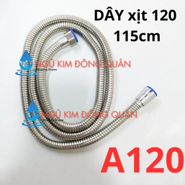 Dây cấp inox 1m2 (115cm) & dây sen 150 (145cm) cho vòi xịt - Dây nhuyễn, giá 44.940₫ 11 Dây cấp inox 1m2 (115cm) & dây sen 150 (145cm) cho vòi xịt - Dây nhuyễn, giá 44.940₫ 11