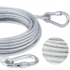 Dây cáp inox 4.6m bọc PVC 5mm kèm móc khóa Carabiner - Đa năng phơi đồ, treo võng, cố định, giá 79.000₫ 7