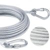 Dây Cáp Inox 4.6m Bọc PVC 5mm - Móc Carabiner Đa Năng Phơi Đồ, Treo Võng, Cố Định, Giá chỉ 79.000 VND 9