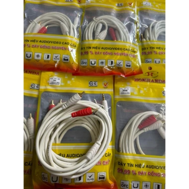 Dây Cáp Loa Jack 3.5mm 2 Đầu RAC Hoa Sen - Chống Nhiễu Cao Cấp, Giá 18.000 VND 9 Dây Cáp Loa Jack 3.5mm 2 Đầu RAC Hoa Sen - Chống Nhiễu Cao Cấp, Giá 18.000 VND 9
