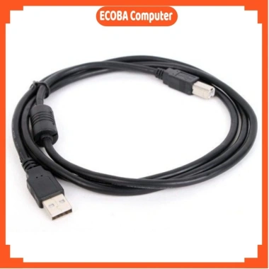 Dây cáp máy in USB 2.0 đen ECOBA 1-5m, chống nhiễu, kết nối laptop, chỉ 17.000đ