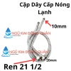 Dây cấp nước 50/60cm inox nóng lạnh, ống dẫn bồn rửa mặt & vòi rửa chén, chỉ 44.940₫ 2