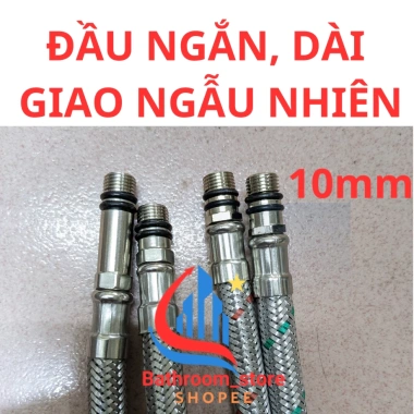 Dây cấp nước 50/60cm inox nóng lạnh, ống dẫn bồn rửa mặt & vòi rửa chén, chỉ 44.940₫ 5 Dây cấp nước 50/60cm inox nóng lạnh, ống dẫn bồn rửa mặt & vòi rửa chén, chỉ 44.940₫ 5