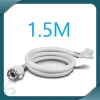 Dây cấp nước máy giặt lồng ngang và đứng 1.5m màu trắng - Có Video - QM016