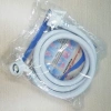 Dây cấp nước máy giặt lồng ngang và đứng 1.5m màu trắng - Có Video - QM016 2