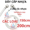 Dây cấp nước nhựa Tán Thau trắng vàng chịu áp lực cao - đa kích thước 40cm‑200cm, giá ưu đãi 22.470 VND