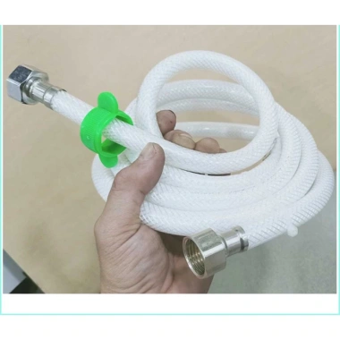 Dây cấp nước nhựa Tán Thau trắng vàng chịu áp lực cao - đa kích thước 40cm‑200cm, giá ưu đãi 22.470 VND 2 Dây cấp nước nhựa Tán Thau trắng vàng chịu áp lực cao - đa kích thước 40cm‑200cm, giá ưu đãi 22.470 VND 2