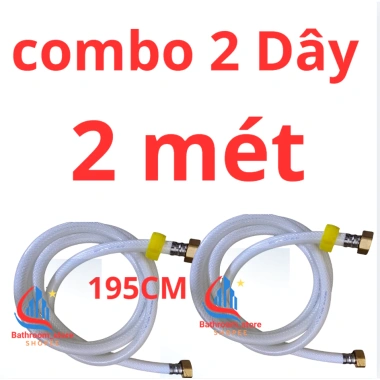 Dây cấp nước nhựa Tán Thau trắng vàng chịu áp lực cao - đa kích thước 40cm‑200cm, giá ưu đãi 22.470 VND 14 Dây cấp nước nhựa Tán Thau trắng vàng chịu áp lực cao - đa kích thước 40cm‑200cm, giá ưu đãi 22.470 VND 14