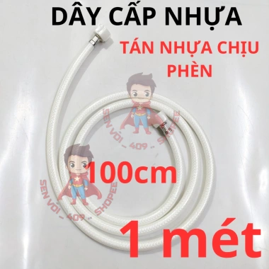 Dây cấp nước nhựa Tán Thau trắng vàng chịu áp lực cao - đa kích thước 40cm‑200cm, giá ưu đãi 22.470 VND 15 Dây cấp nước nhựa Tán Thau trắng vàng chịu áp lực cao - đa kích thước 40cm‑200cm, giá ưu đãi 22.470 VND 15