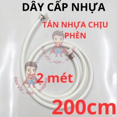 Dây cấp nước nhựa Tán Thau trắng vàng chịu áp lực cao - đa kích thước 40cm‑200cm, giá ưu đãi 22.470 VND 18 Dây cấp nước nhựa Tán Thau trắng vàng chịu áp lực cao - đa kích thước 40cm‑200cm, giá ưu đãi 22.470 VND 18
