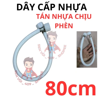 Dây cấp nước nhựa Tán Thau trắng vàng chịu áp lực cao - đa kích thước 40cm‑200cm, giá ưu đãi 22.470 VND 20 Dây cấp nước nhựa Tán Thau trắng vàng chịu áp lực cao - đa kích thước 40cm‑200cm, giá ưu đãi 22.470 VND 20