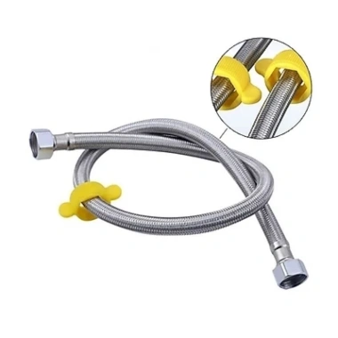 Dây cấp nước nóng lạnh đa độ dài 30-100cm, phù hợp bồn cầu và vòi lavabó, giảm giá 18.000₫