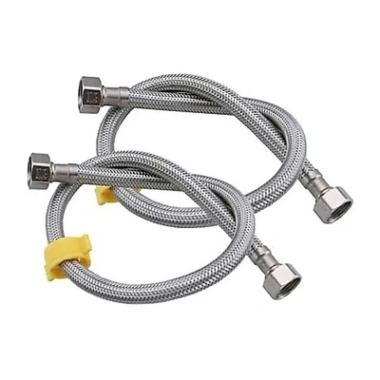 Dây cấp nước nóng lạnh đa độ dài 30-100cm, phù hợp bồn cầu và vòi lavabó, giảm giá 18.000₫