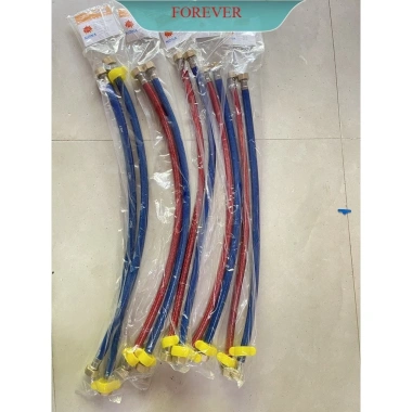 Dây cấp nước NOVA 3 lớp bọc ốc đồng nóng lạnh 40-60cm Bảo hành 36 tháng giá 29.000₫