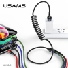 Dây cáp sạc 4 trong 1 USAMS 2A nhanh, truyền dữ liệu Micro USB & Type‑C IP68 5