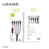 Dây cáp sạc 4 trong 1 USAMS 2A nhanh, truyền dữ liệu Micro USB & Type‑C IP68 9