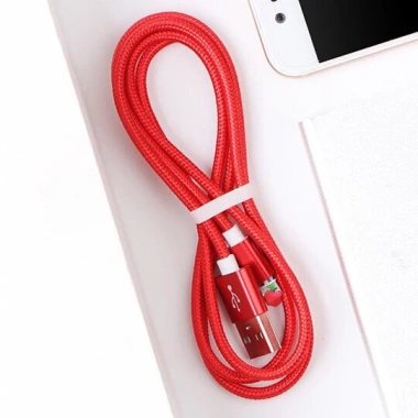 Dây cáp sạc điện thoại 1m SP dù, không nóng, tương thích Bluetooth, pin dự phòng - 19.699 VND