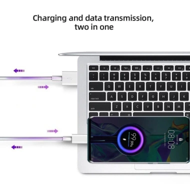 Dây cáp sạc Huawei 20V5A chính hãng Type C 5A QC3.0, bóc máy, chất lượng cao - 74.000₫